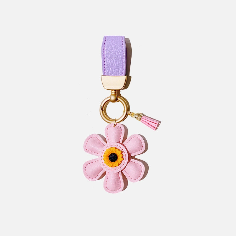 Sunflower Tassel Bag Charm