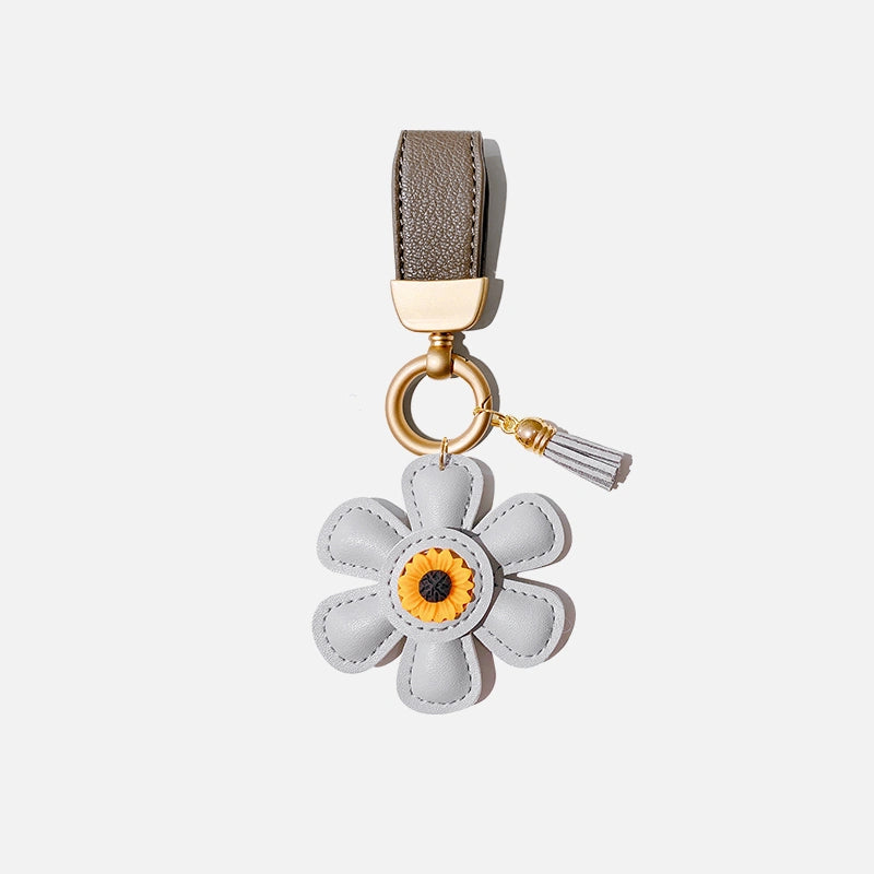 Sunflower Tassel Bag Charm