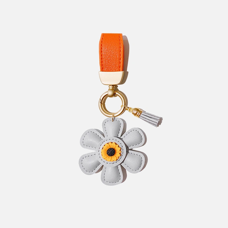 Sunflower Tassel Bag Charm