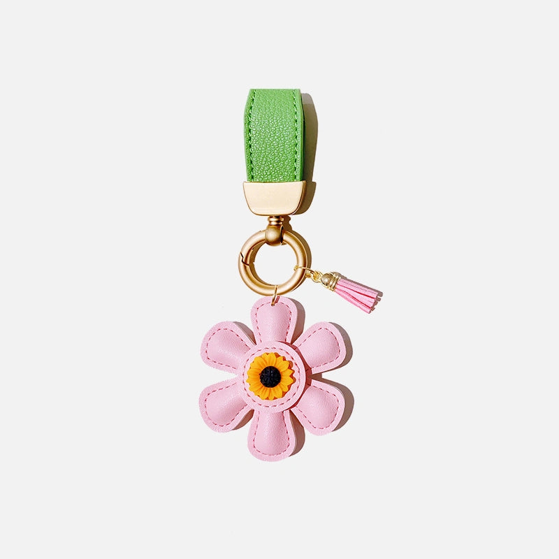 Sunflower Tassel Bag Charm