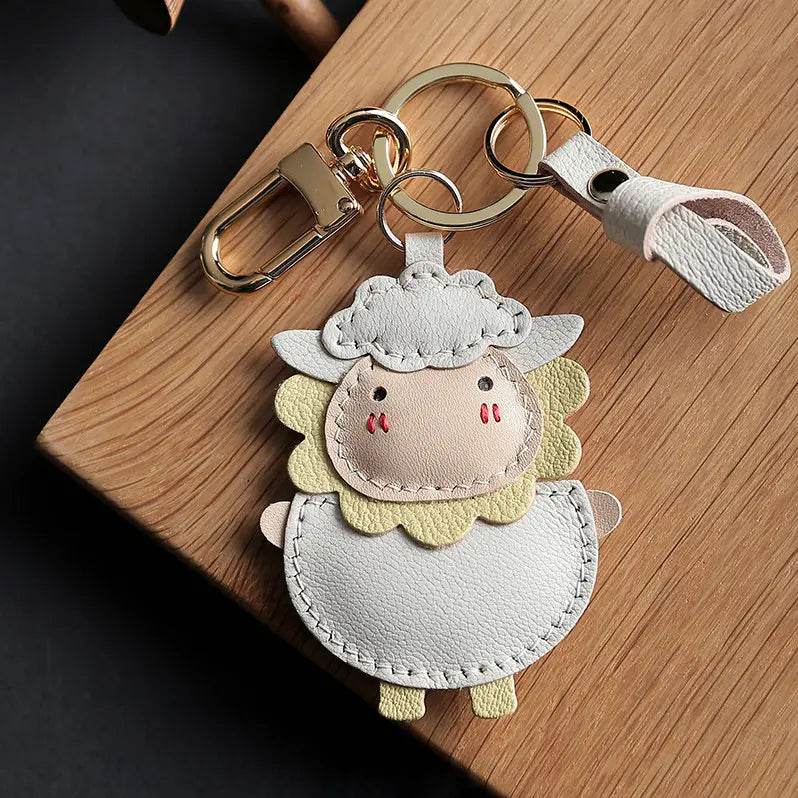 Sunny Little Sheep Handmade Bag Charm
