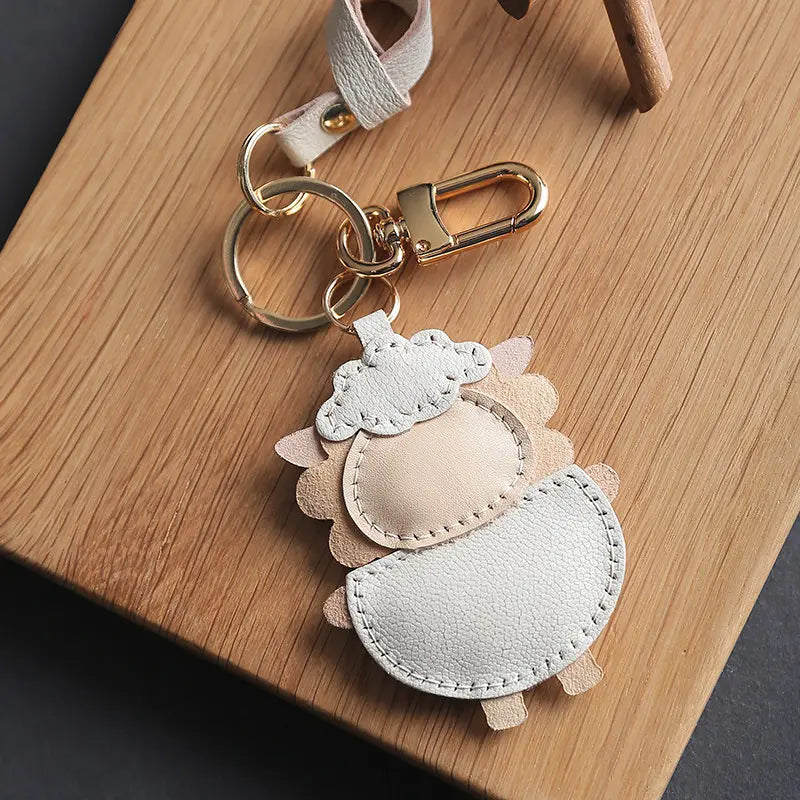 Sunny Little Sheep Handmade Bag Charm