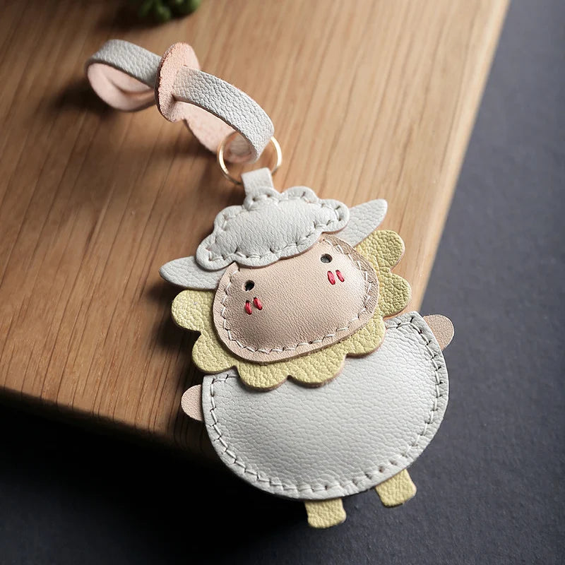Sunny Little Sheep Handmade Bag Charm
