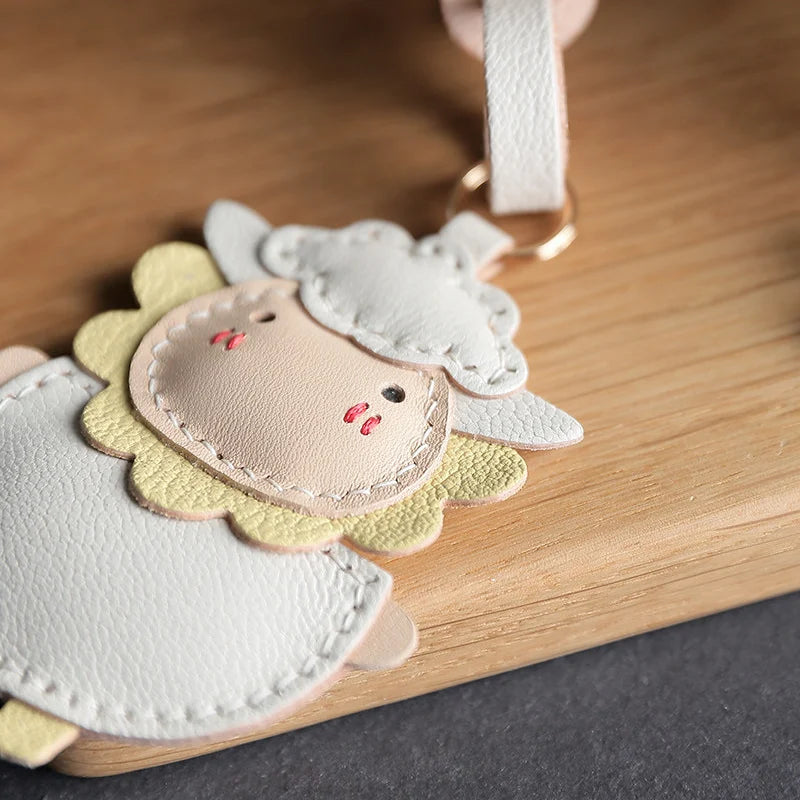 Sunny Little Sheep Handmade Bag Charm