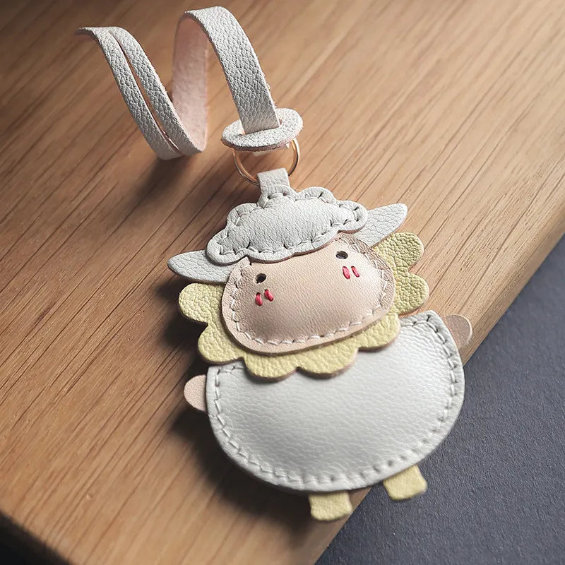 Sunny Little Sheep Handmade Bag Charm