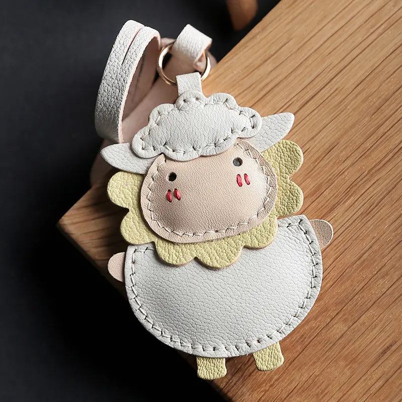 Sunny Little Sheep Handmade Bag Charm