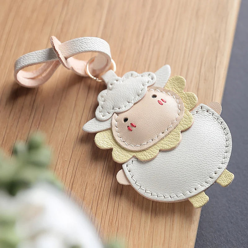 Sunny Little Sheep Handmade Bag Charm