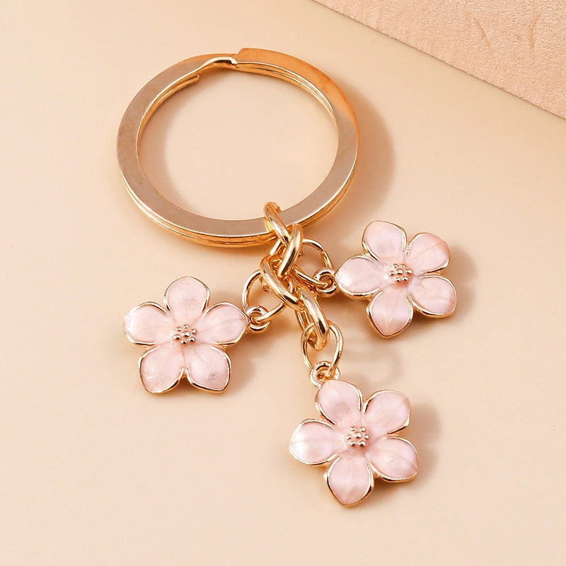 Sweet Floral Bag Charm