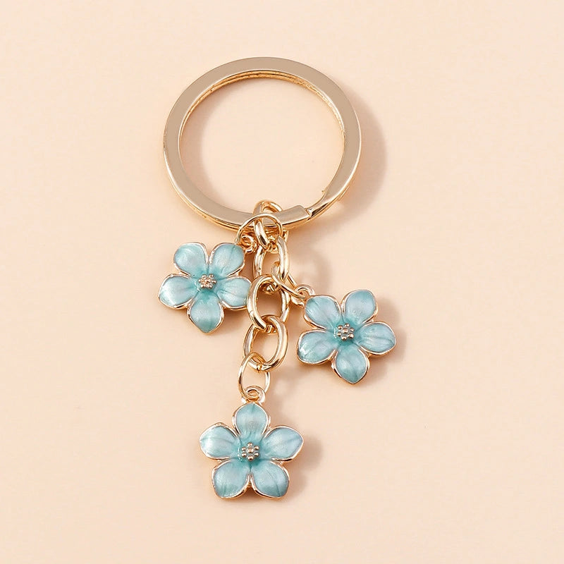 Sweet Floral Bag Charm