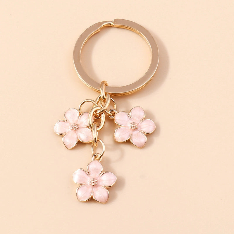 Sweet Floral Bag Charm