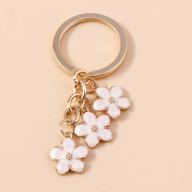 Sweet Floral Bag Charm