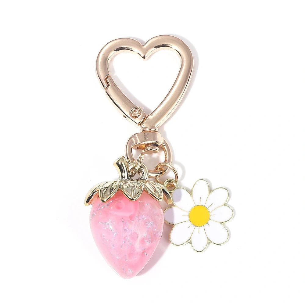 Sweet Strawberry Bag Charm