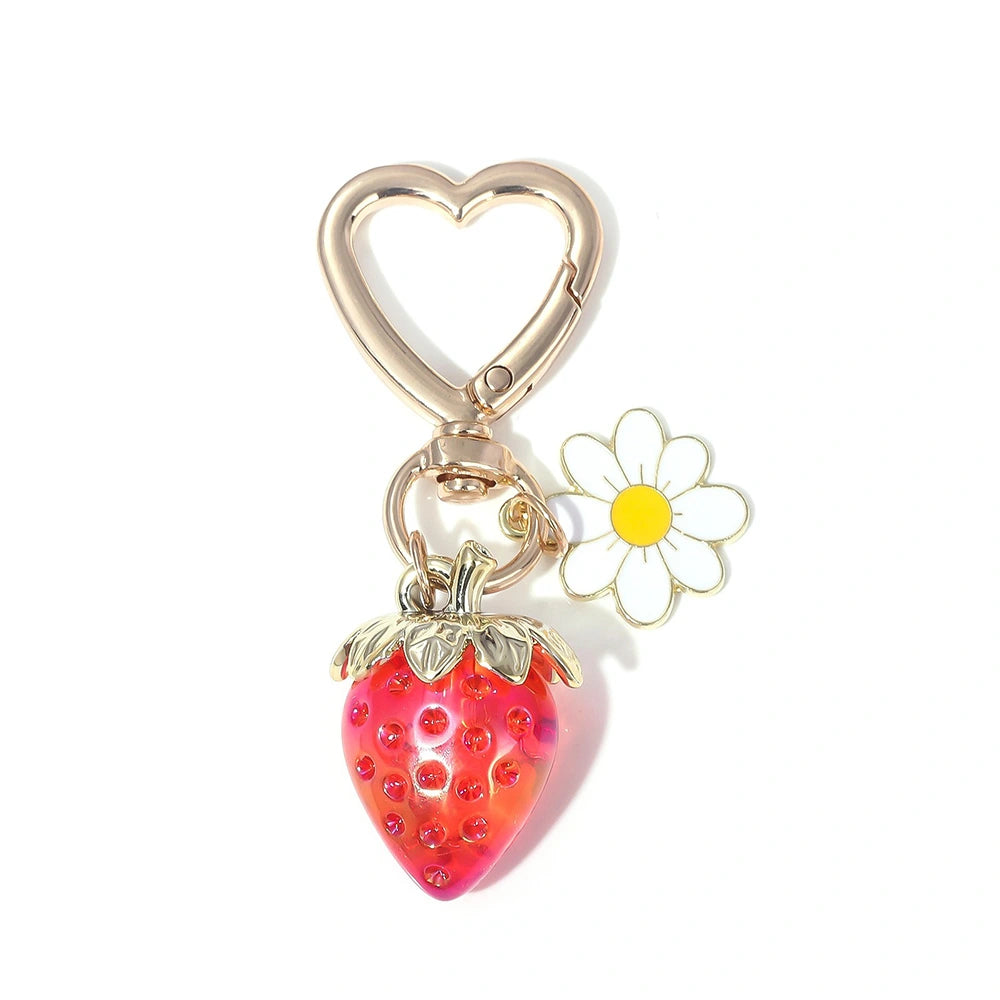 Sweet Strawberry Bag Charm