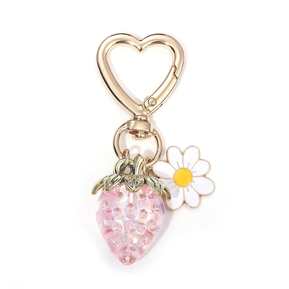Sweet Strawberry Bag Charm