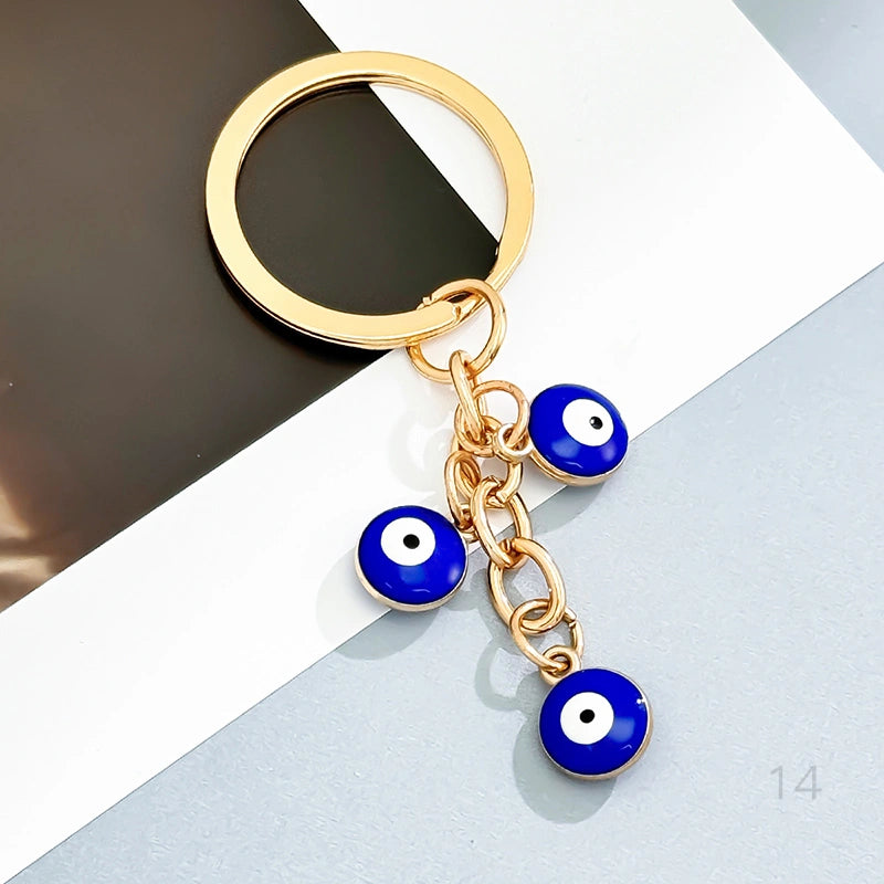 Teardrop Evil Eye Bag Charm
