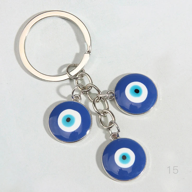 Teardrop Evil Eye Bag Charm