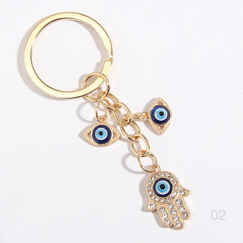 Teardrop Evil Eye Bag Charm