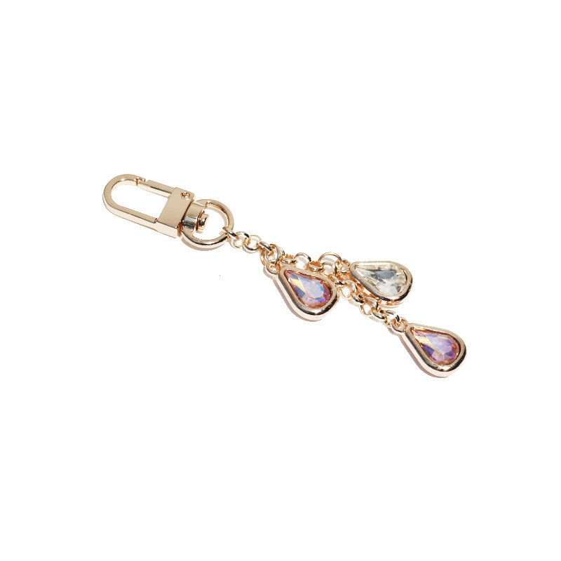 Teardrop Rhinestone Bag Charm