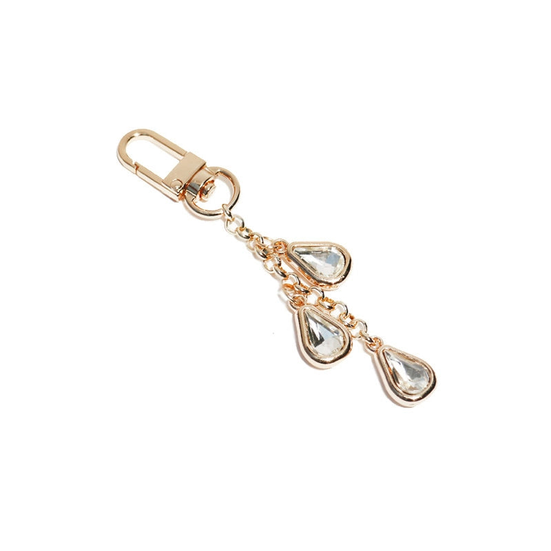 Teardrop Rhinestone Bag Charm