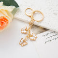 Three Butterflies Bag Charm