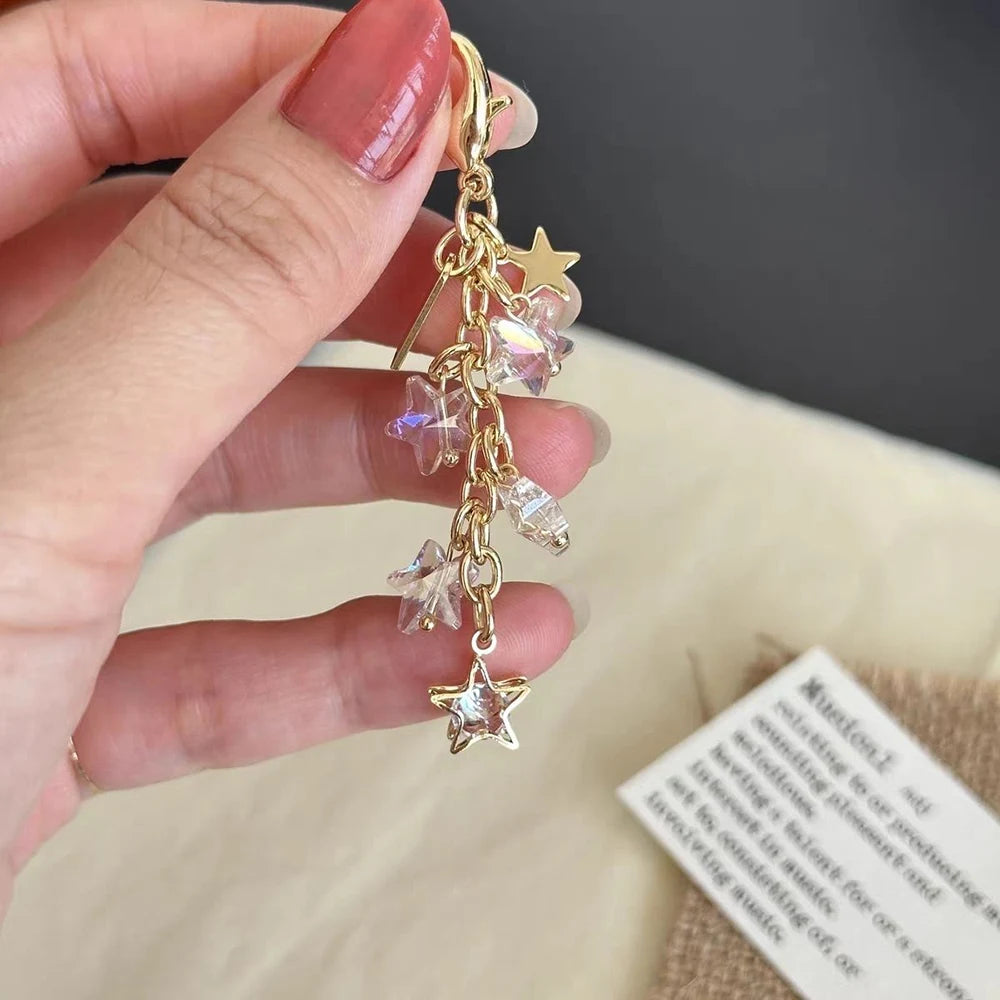 Transparent Star Bag Charm