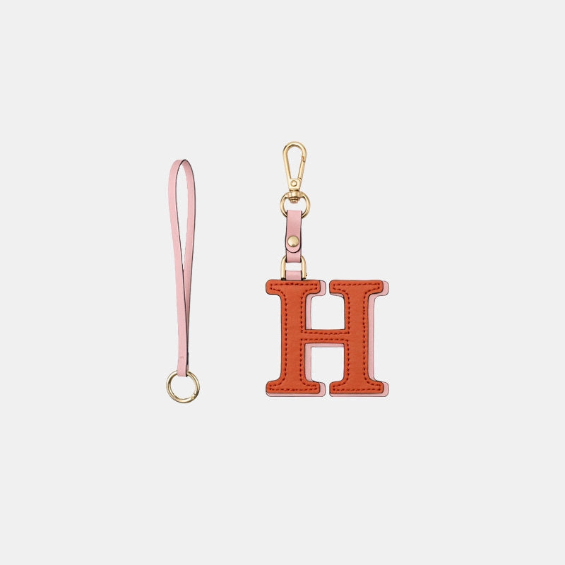 Two-Color Letter Keychain