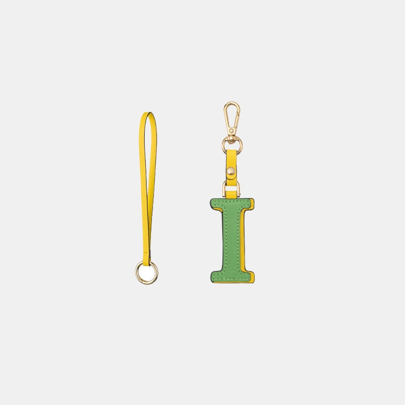 Two-Color Letter Keychain