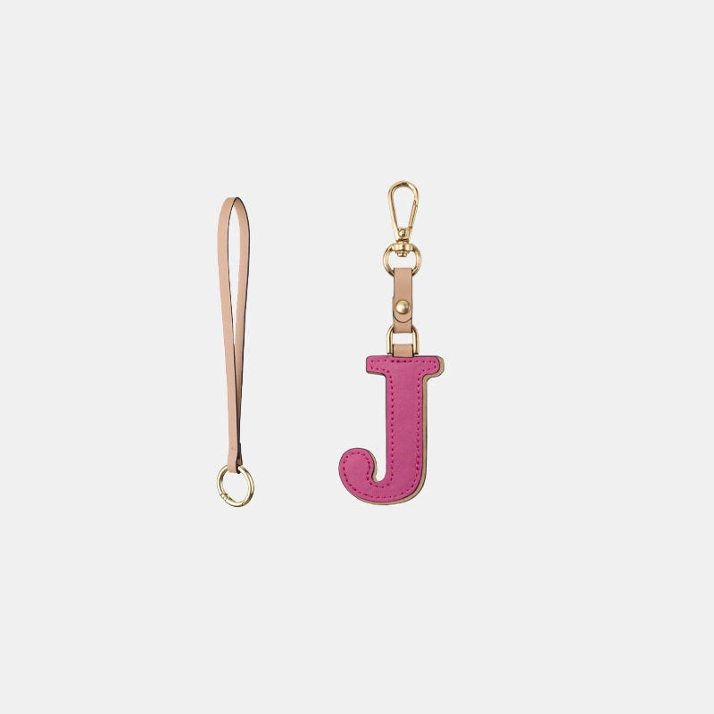 Two-Color Letter Keychain