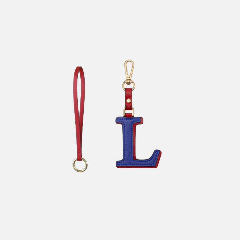 Two-Color Letter Keychain