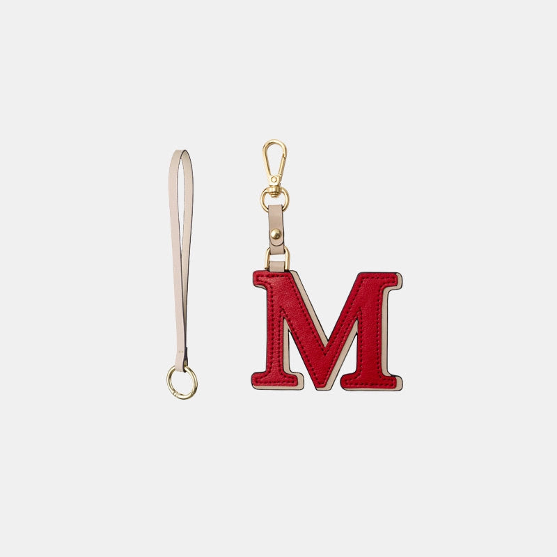 Two-Color Letter Keychain