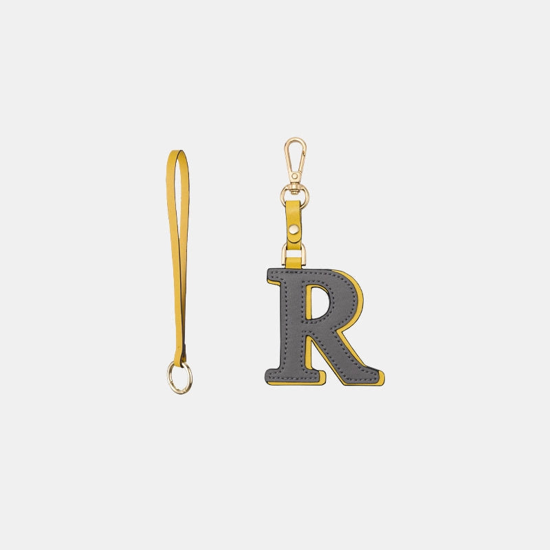 Two-Color Letter Keychain