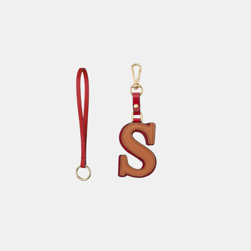 Two-Color Letter Keychain