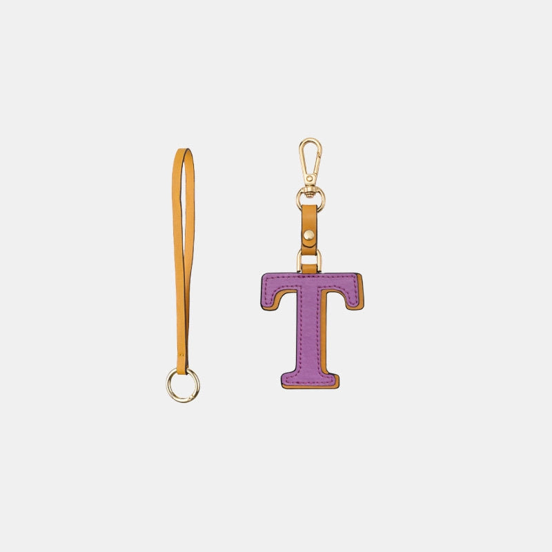 Two-Color Letter Keychain
