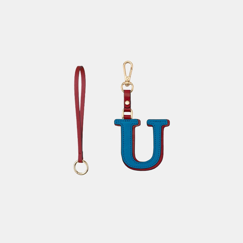 Two-Color Letter Keychain