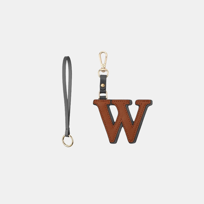 Two-Color Letter Keychain