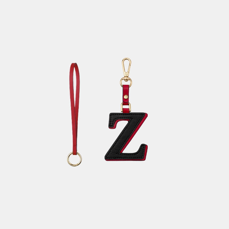 Two-Color Letter Keychain
