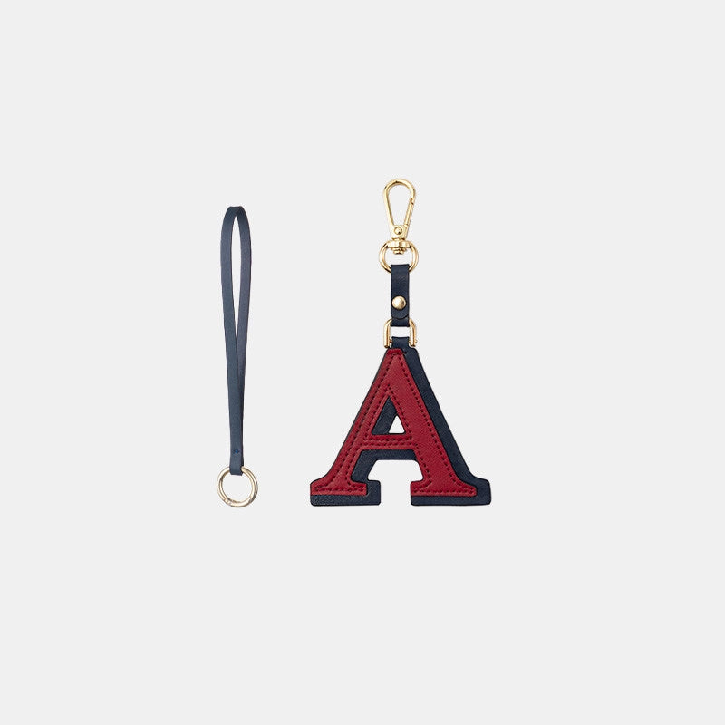 Two-Color Letter Keychain