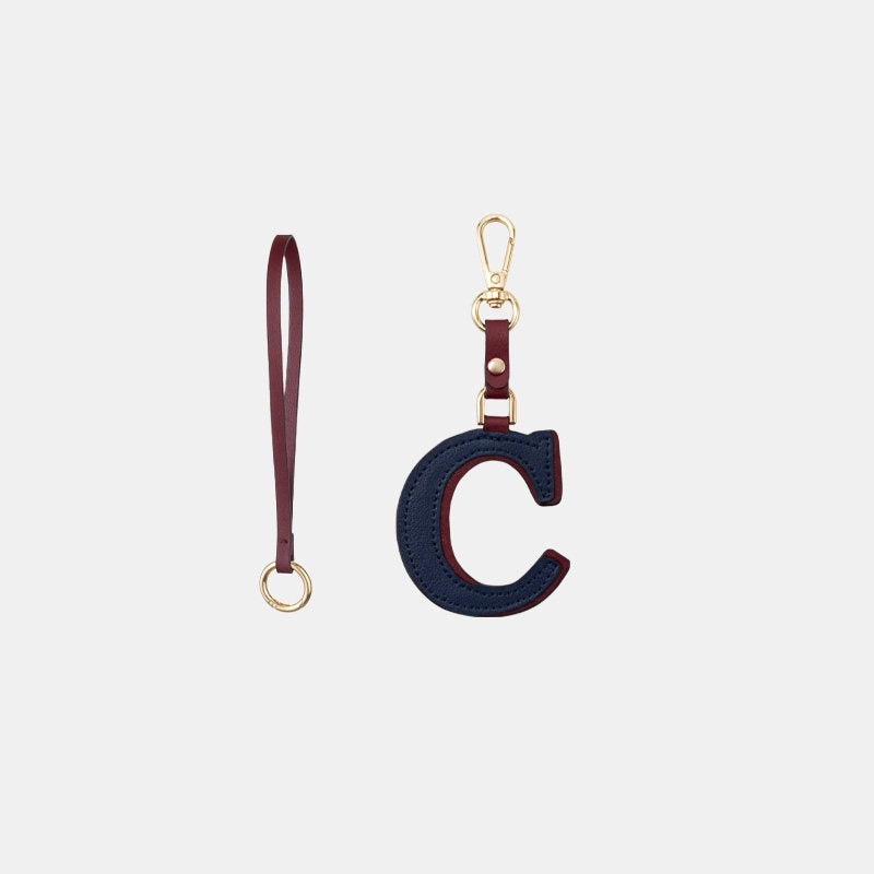 Two-Color Letter Keychain