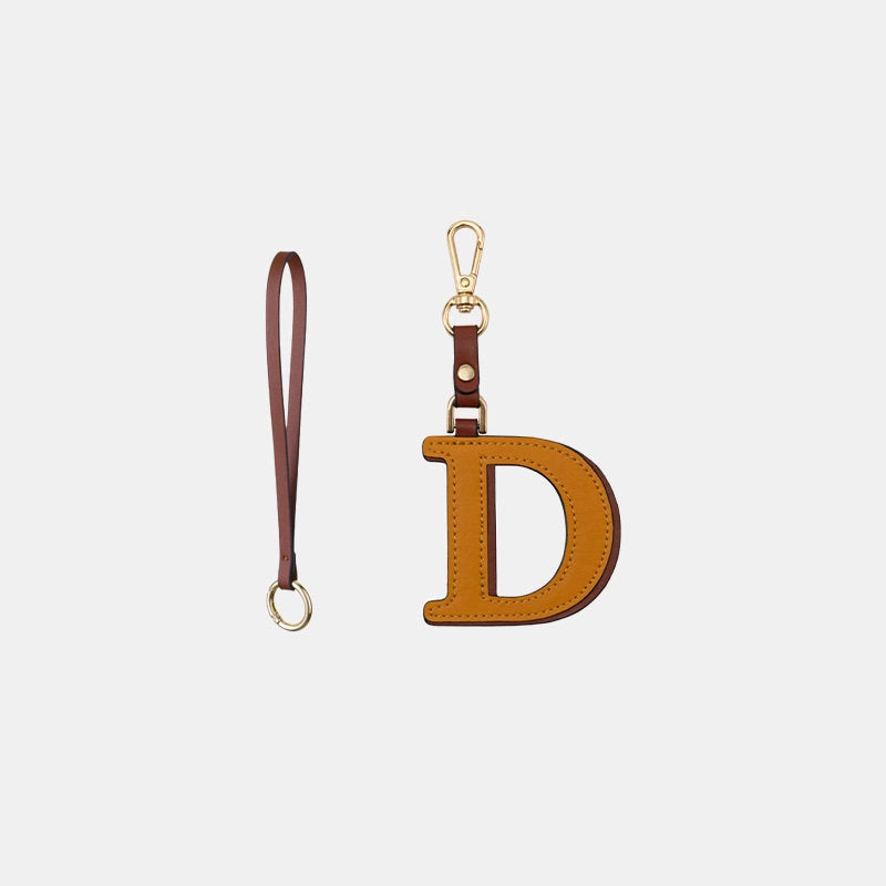 Two-Color Letter Keychain