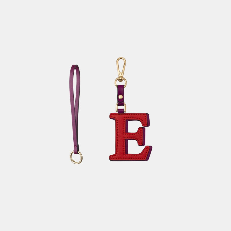 Two-Color Letter Keychain