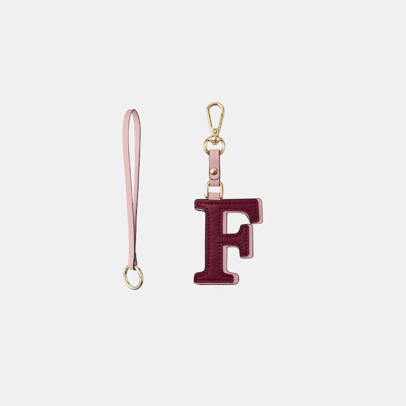 Two-Color Letter Keychain