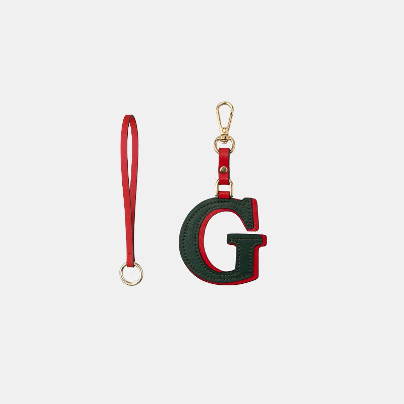 Two-Color Letter Keychain