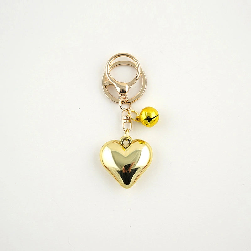 Vintage Heart Bow Bag Charm