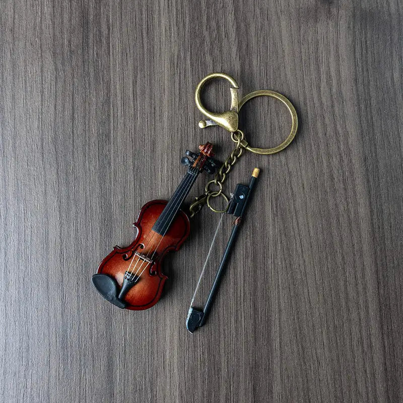Vintage Violin Bag Charm