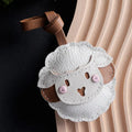 White Lamb Bag Charm