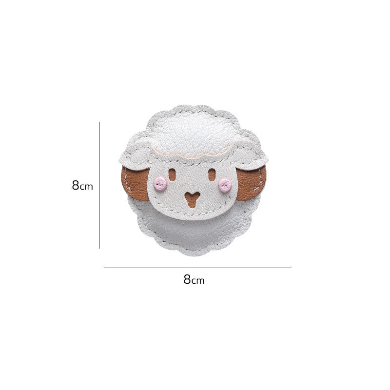White Lamb Bag Charm