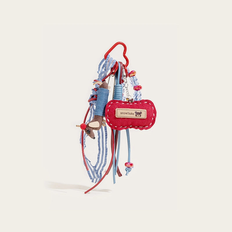 Woven Rope Bag Charm