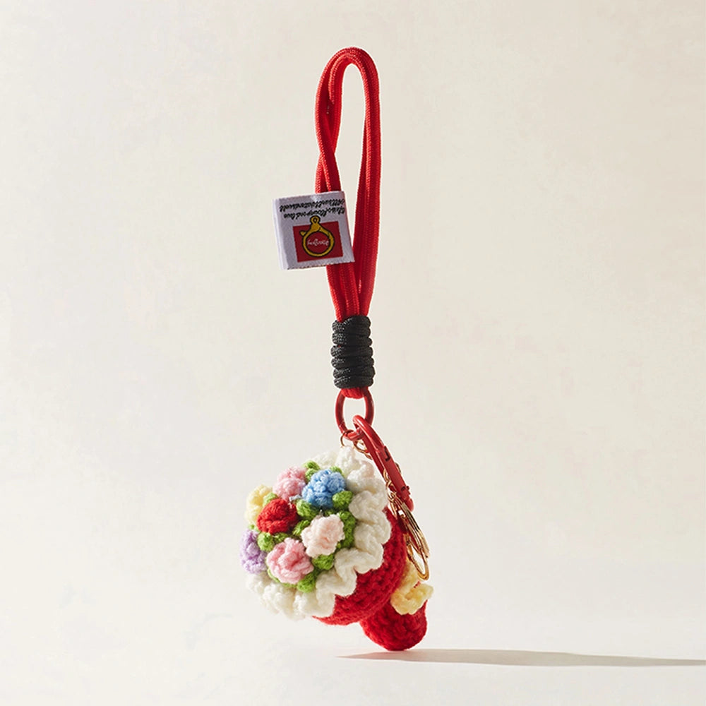 Woven bouquet Bag Charm