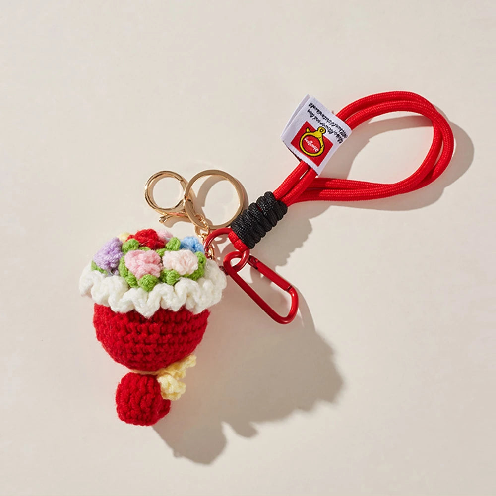 Woven bouquet Bag Charm