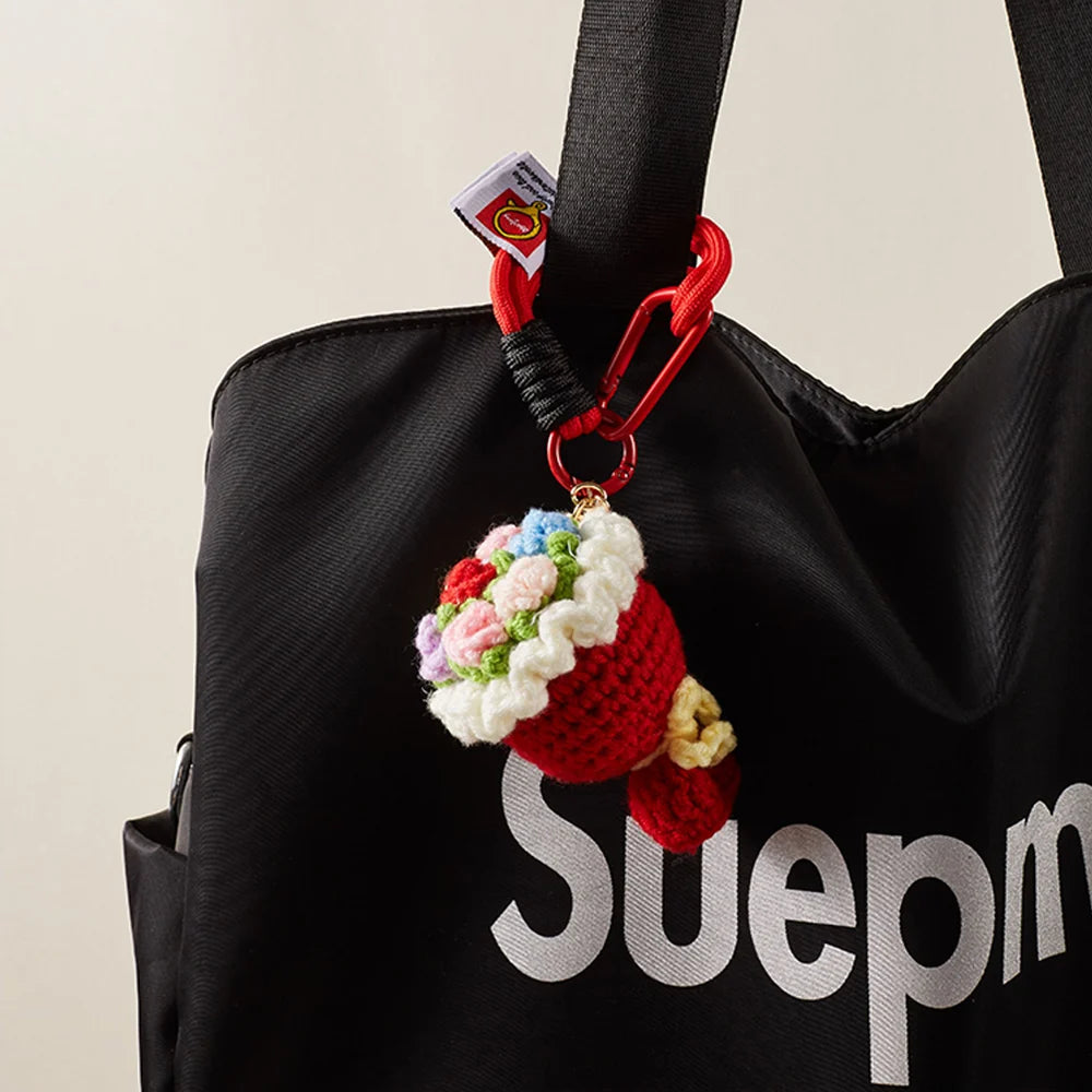 Woven bouquet Bag Charm